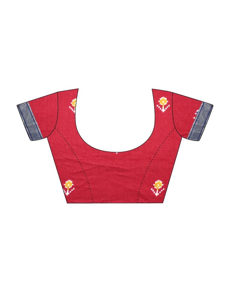 White Patola Silk Printed Saree | Leemboodi