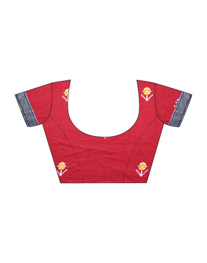 White Patola Silk Printed Saree | Leemboodi