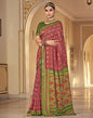 Maroon Patola Silk Printed Saree | Leemboodi