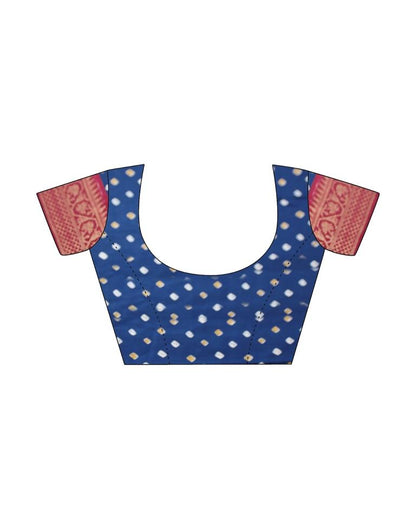 Red Patola Silk Printed Saree | Leemboodi