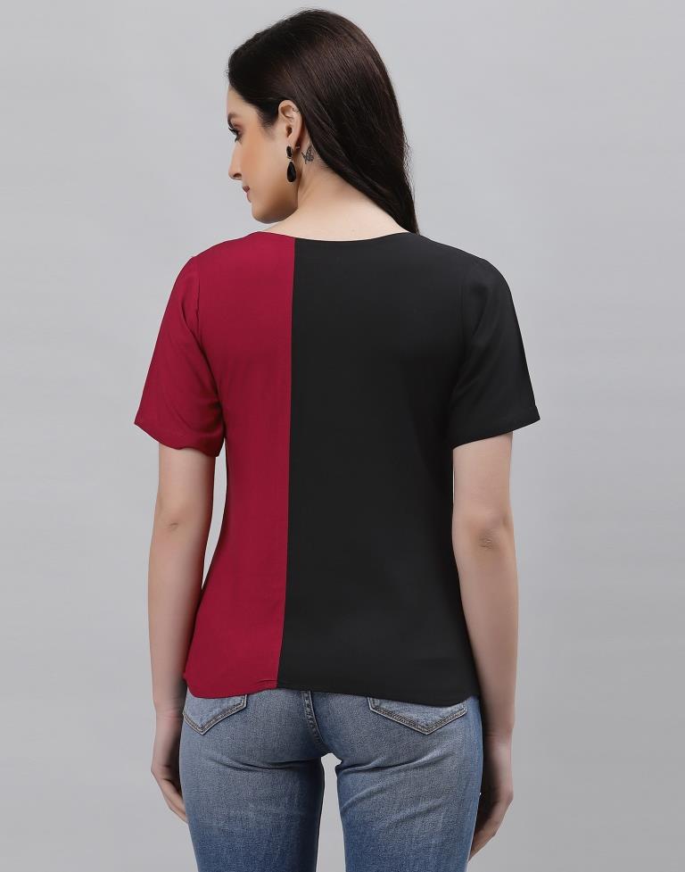 Color Block Keyhole Top | Sudathi