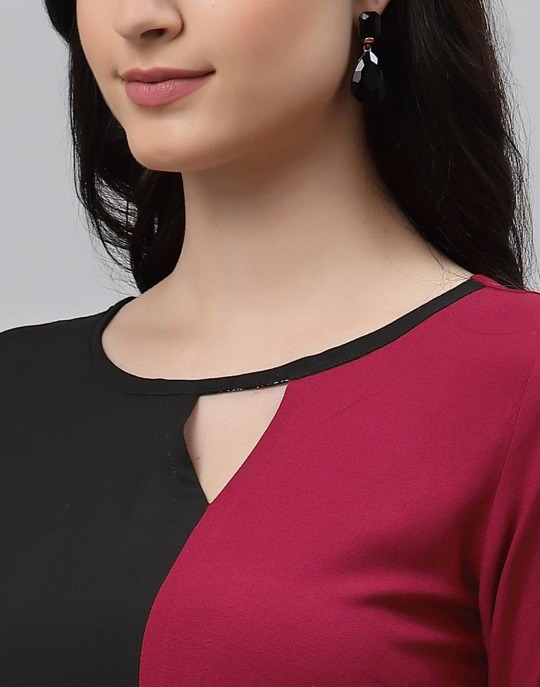 Color Block Keyhole Top | Sudathi