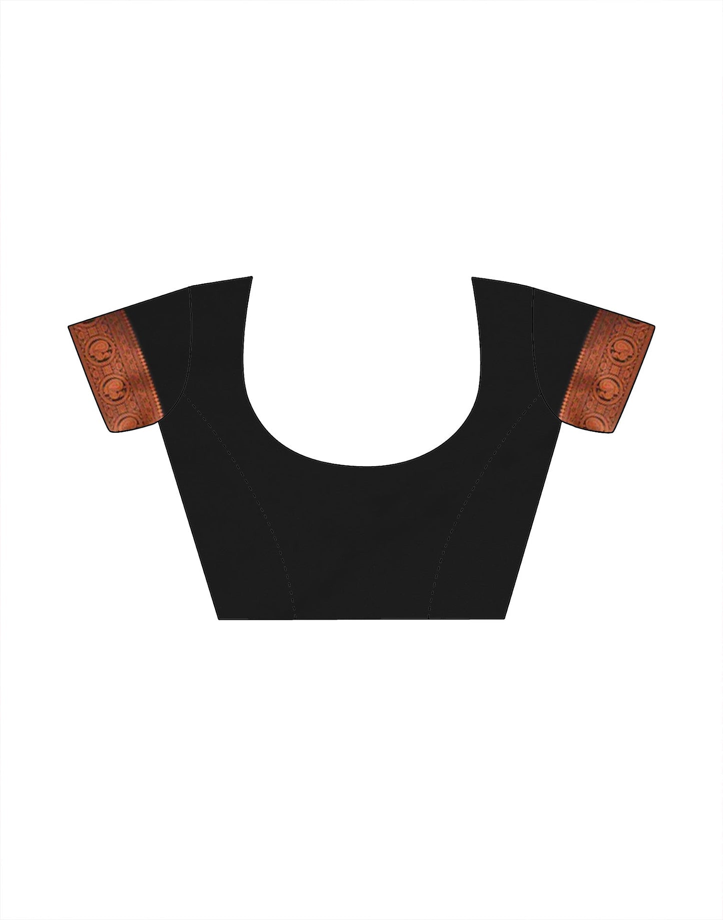 Black Silk Weaving Saree