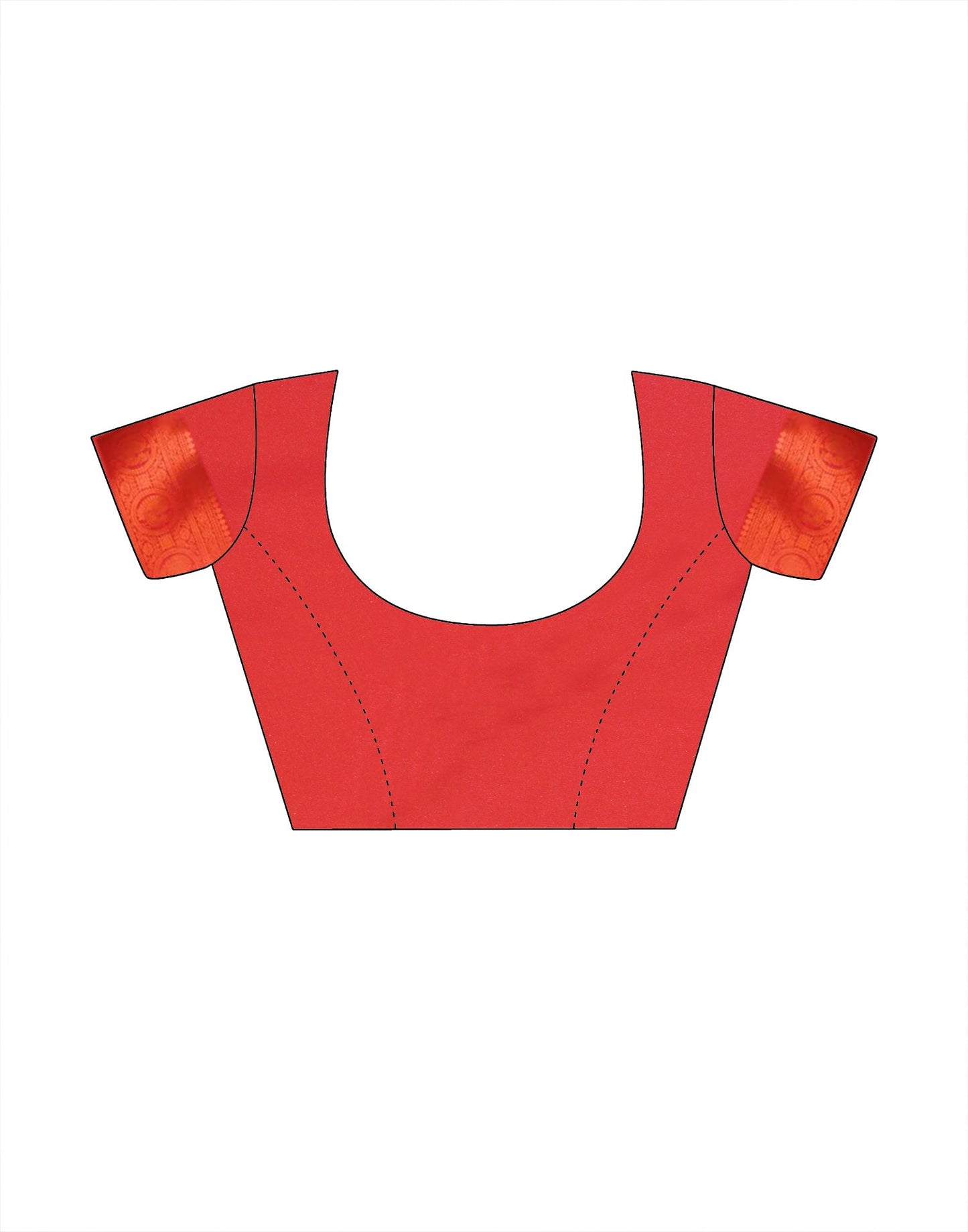 Red Silk Weaving Saree