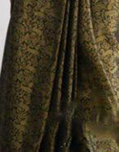 Black Silk Weaving Saree