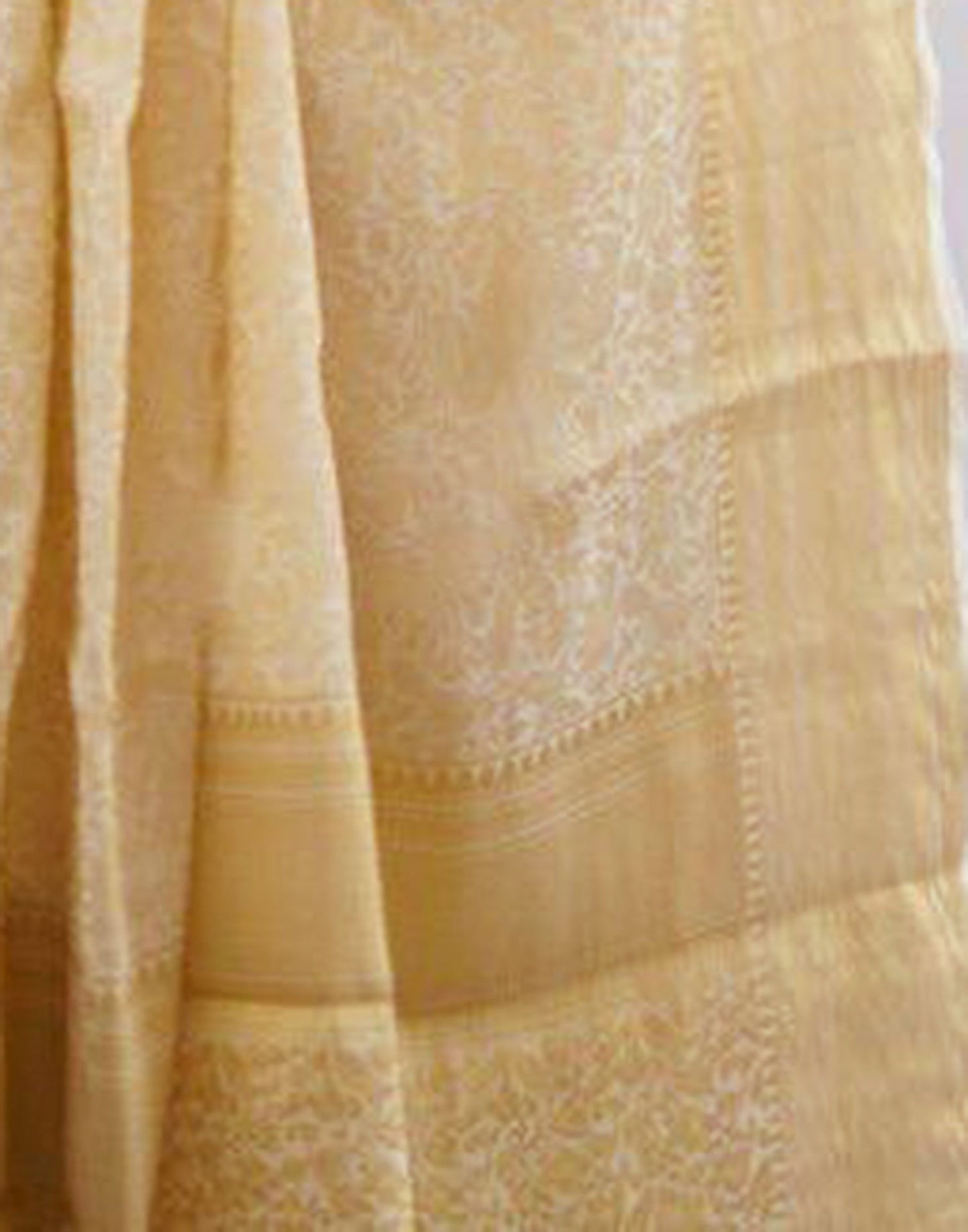 White Silk Weaving Saree