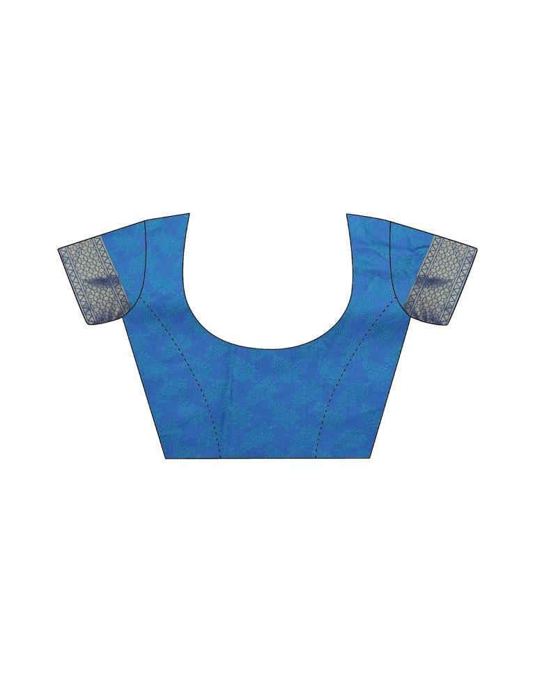 Blue Banarasi Silk Weaving Saree | Leemboodi