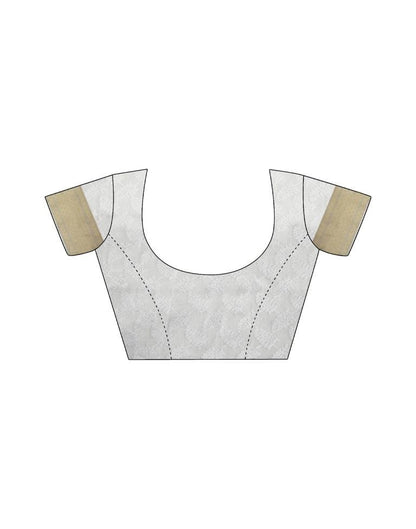 Cream Banarasi Silk Weaving Saree | Leemboodi