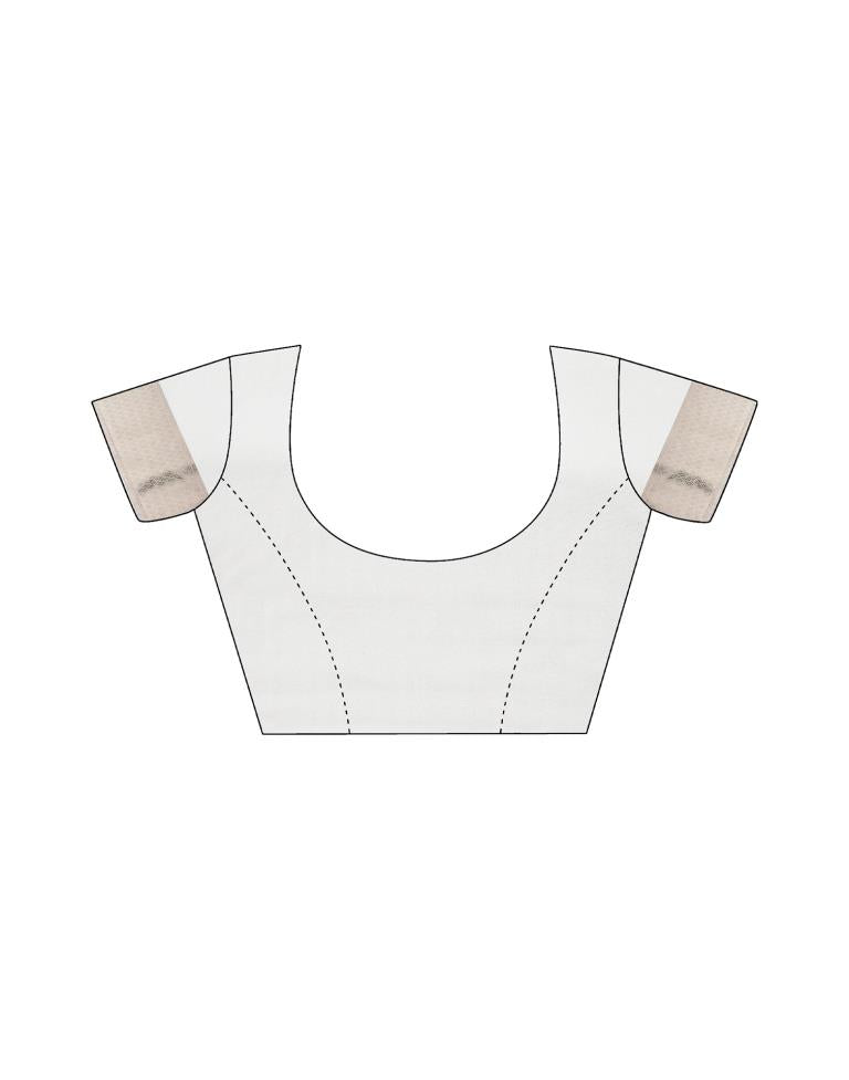 Cream Banarasi Silk Weaving Saree | Leemboodi