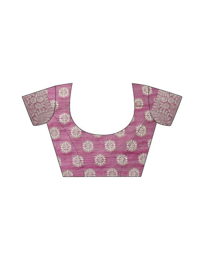 Pink Banarasi Silk Weaving Saree | Leemboodi