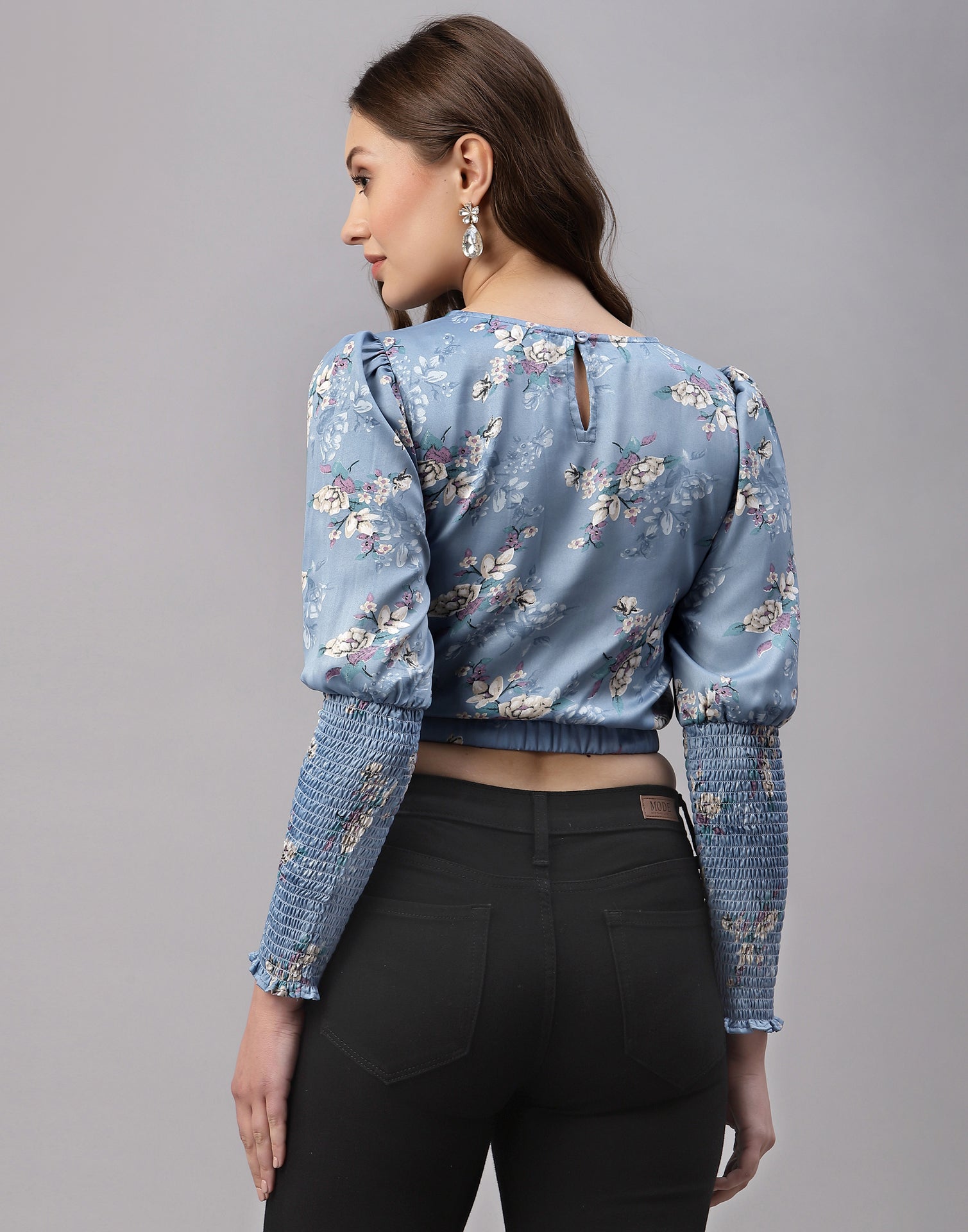 Steel Blue Smoky Top | Sudathi