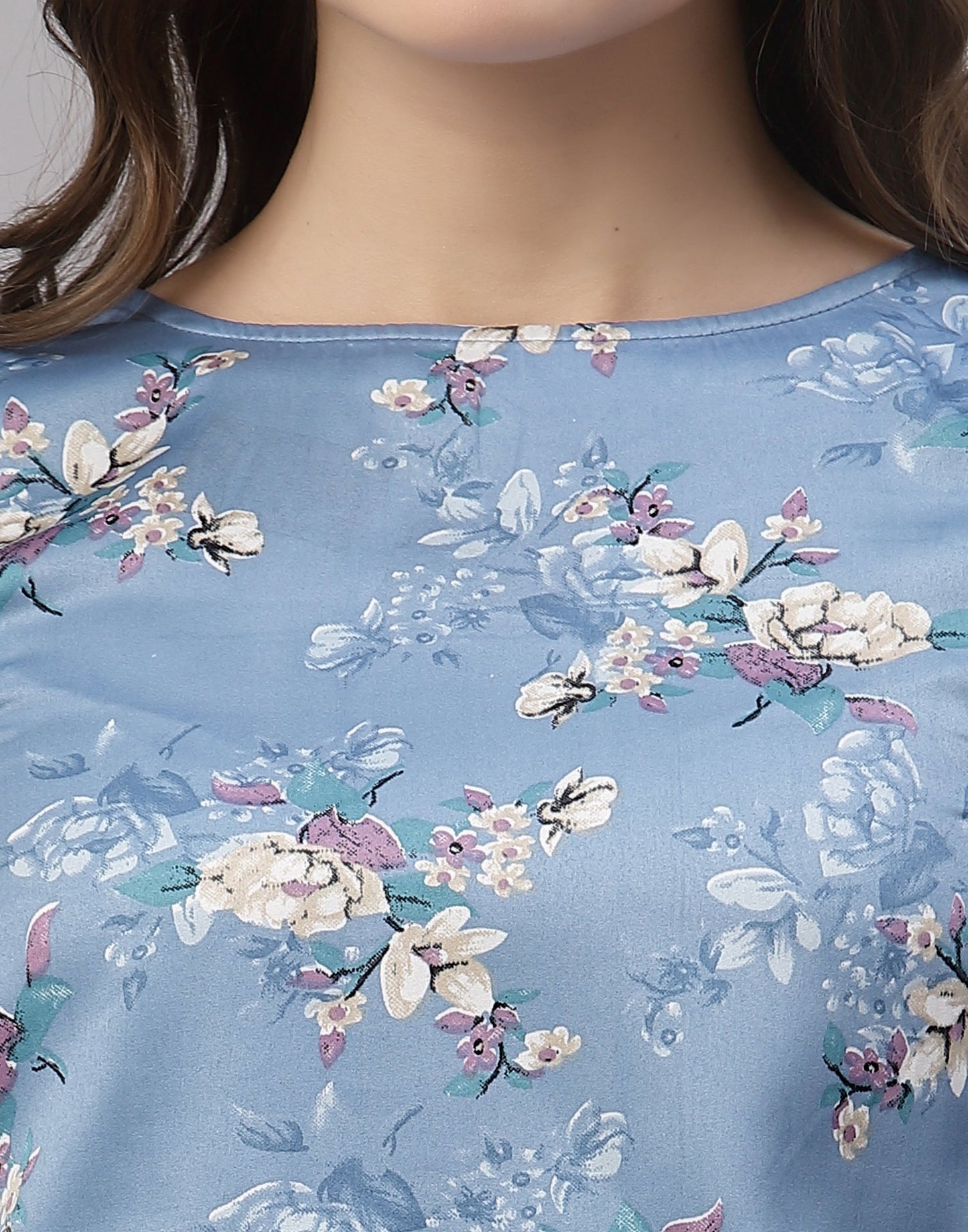 Steel Blue Smoky Top | Sudathi