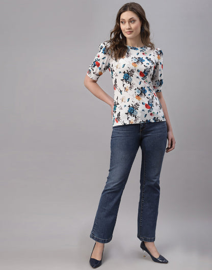 White Knitted Top | Sudathi