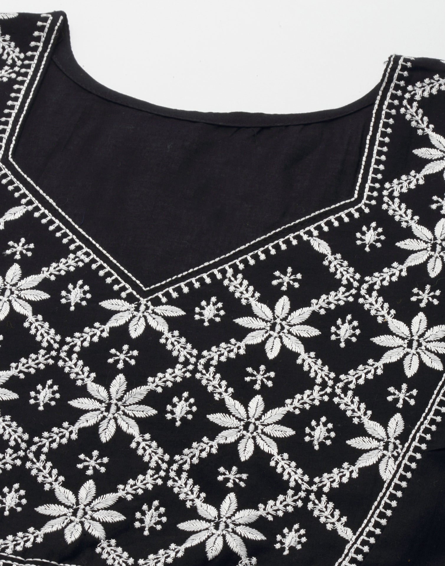 Black Embroidered Top | Sudathi