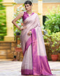 Light Purple Silk Weaving Kanjivaram Saree | Sudathi