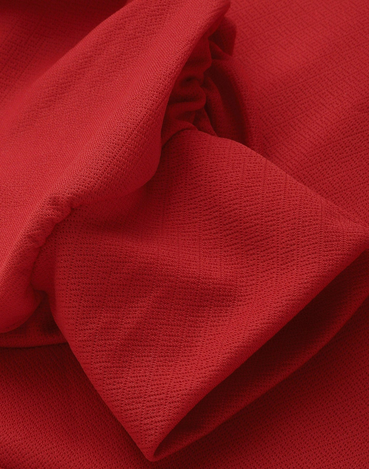Red Puff Sleeve Dress | Sudathi
