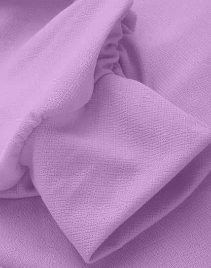 Lavender Puff Sleeve Dress | Sudathi