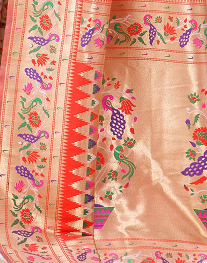 Beige Silk Weaving Patola Saree | Leemboodi