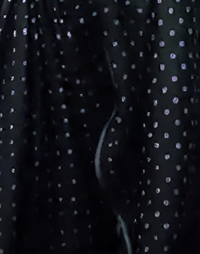 Black Silk Printed Saree