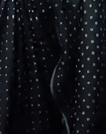 Black Silk Printed Saree