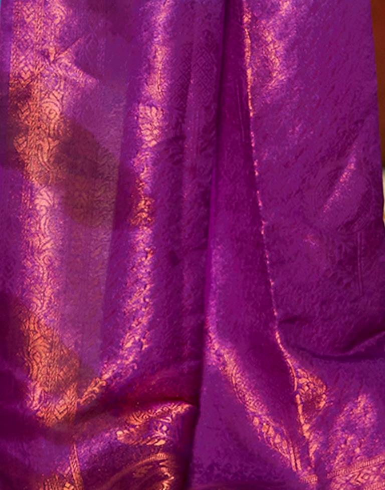 Sky Blue Silk Weaving Saree