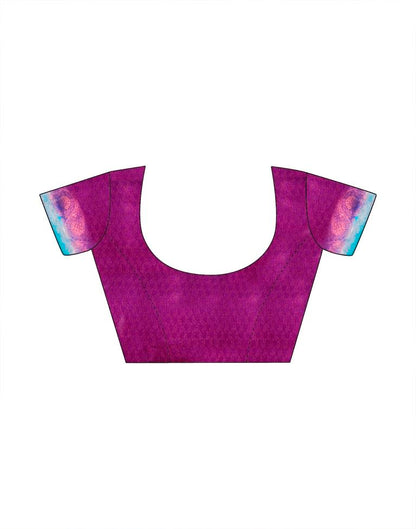 Sky Blue Silk Weaving Saree