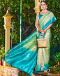 Pista Green Silk Weaving Saree