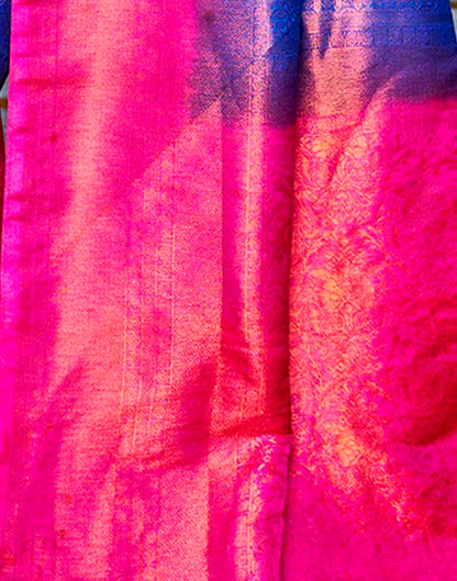 Blue Silk Weaving Saree