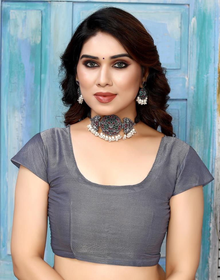 Red Brasso Self Woven Saree