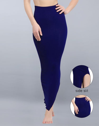 Valiant Navy Blue Coloured Dyed Knitted Viscose Spandex Shapewear | Sudathi