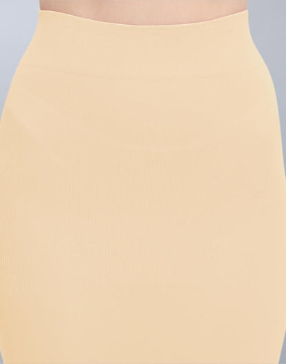 Epitome Beige Coloured Dyed Knitted Viscose Spandex Shapewear | Sudathi