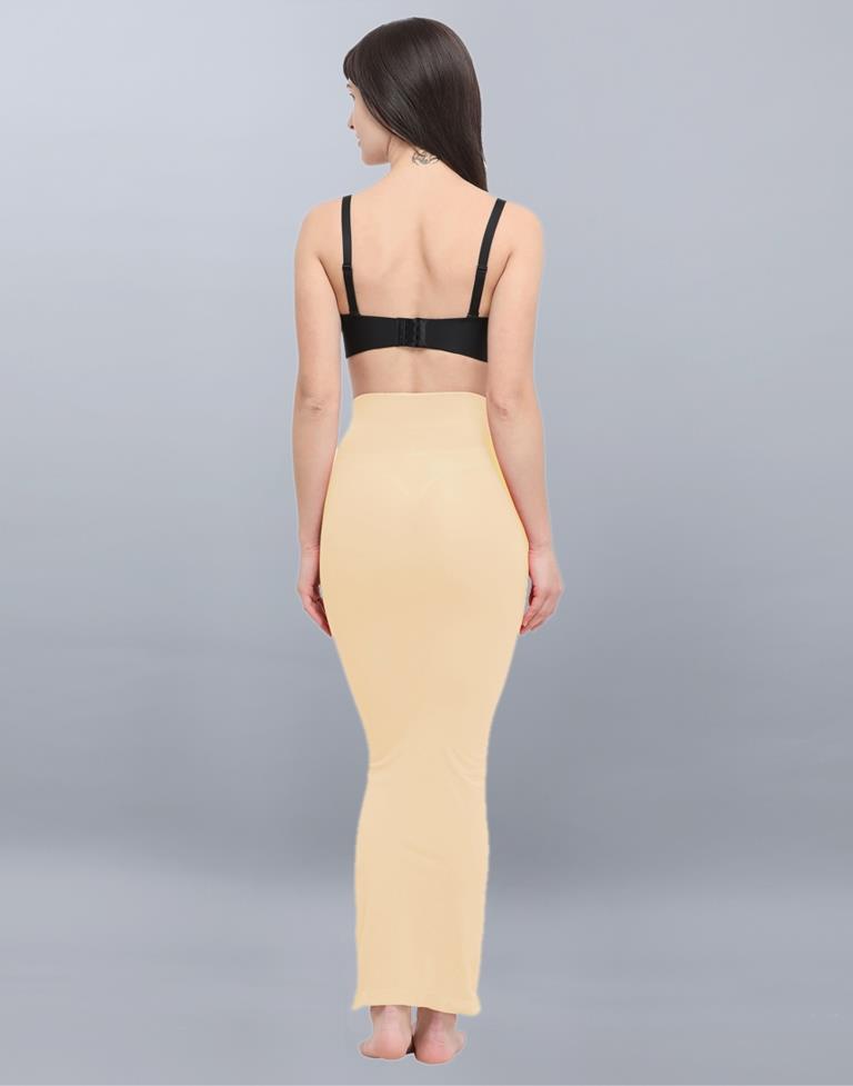 Epitome Beige Coloured Dyed Knitted Viscose Spandex Shapewear | Sudathi
