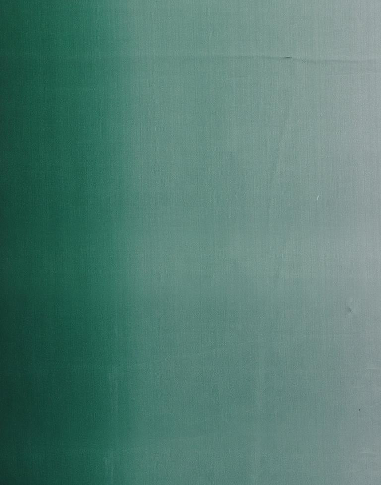 Green Plain Georgette Saree