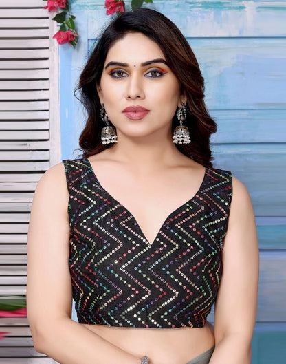 Light Pink Plain Georgette Saree