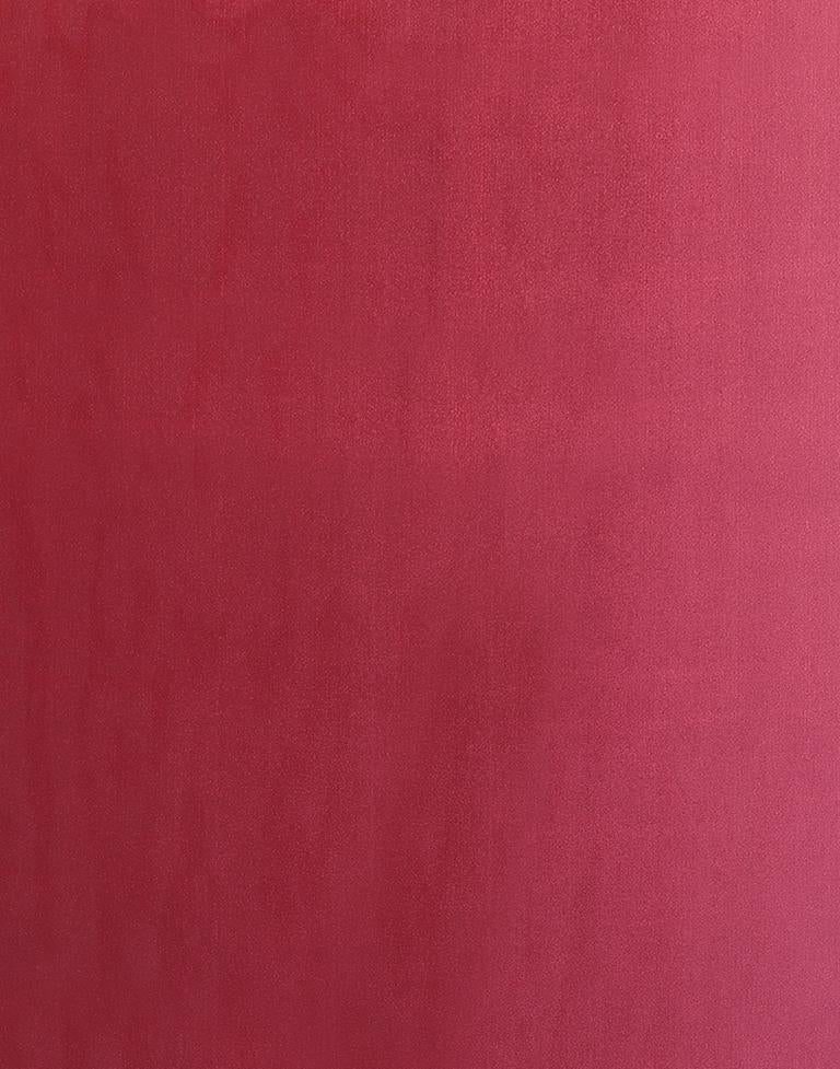 Maroon Georgette Plain Saree