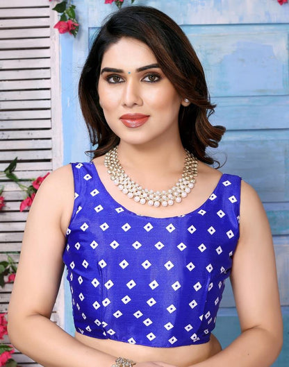 Rani Pink Chiffon Bandhani Printed Saree