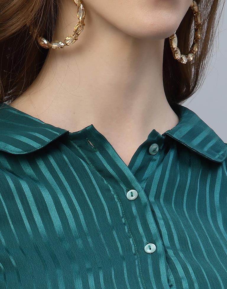 Rama Satin Stripes Cinch Dress | Sudathi