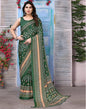 Green Silk Printed Saree