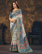 Multicoloured Printed Silk Patola Saree