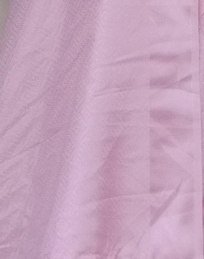 Ready to Wear Light Pink Silk Self Woven Saree