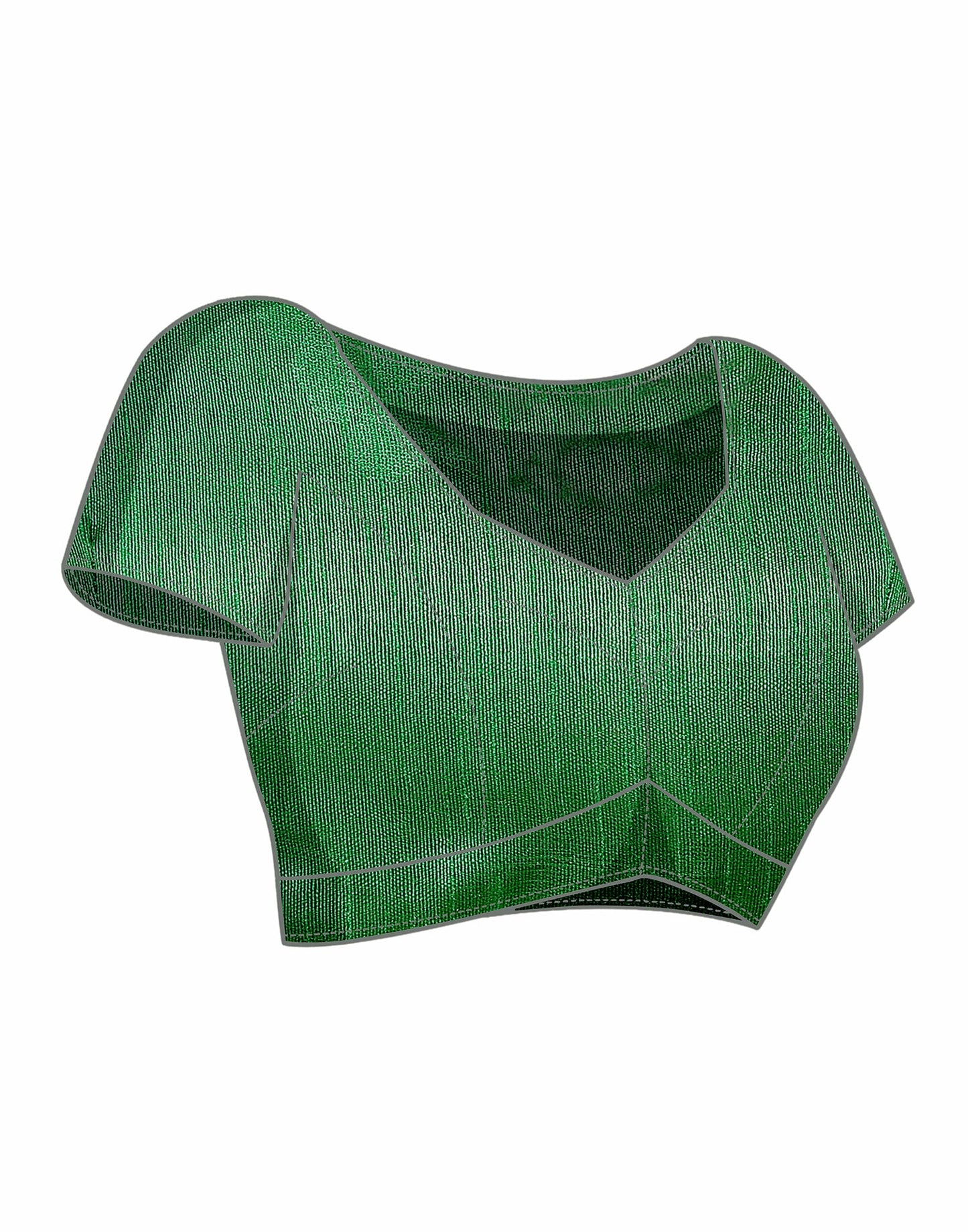 Green Chiffon Leheriya Printed Saree