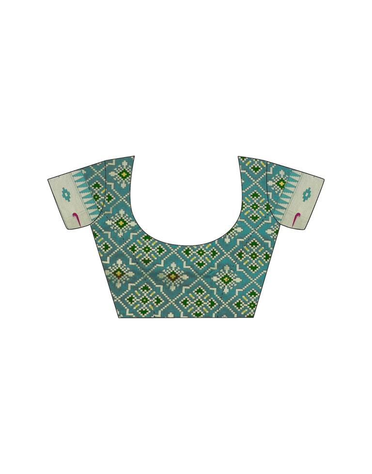 Violet Weaving Silk Paithani Saree