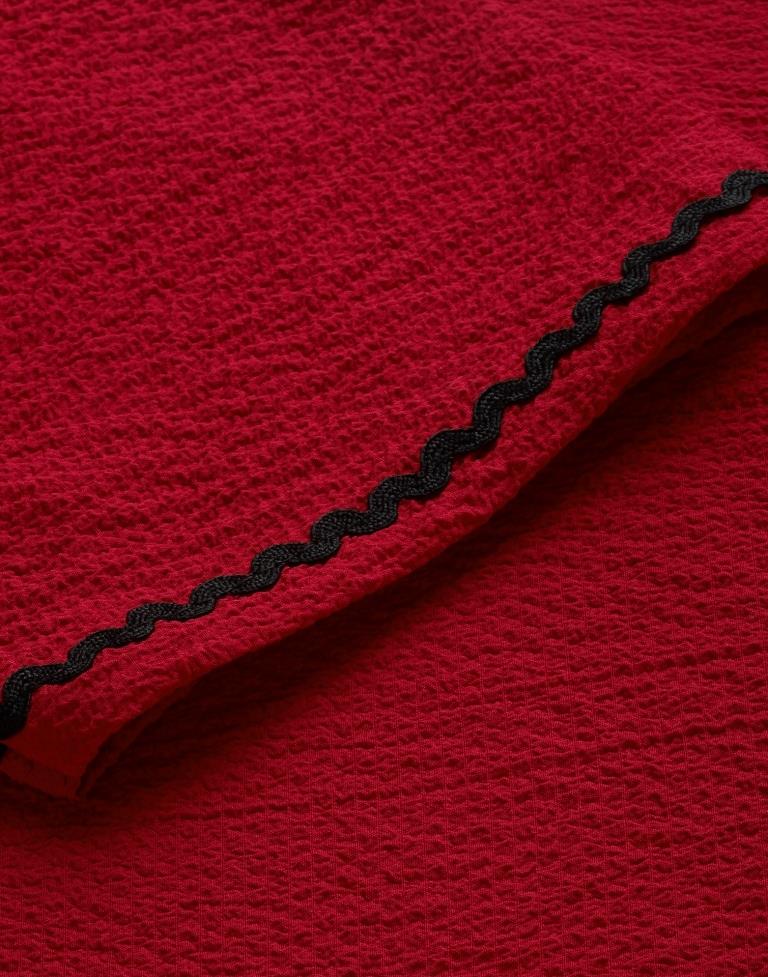 Red Solid Top | Sudathi