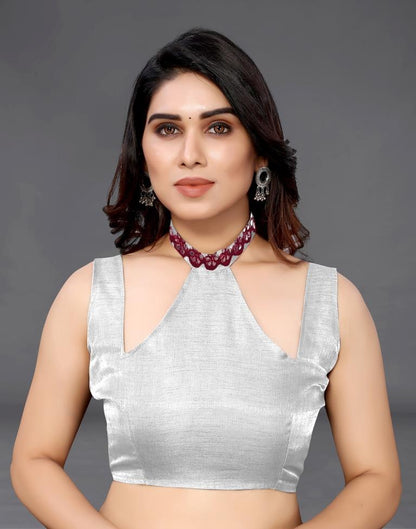 Maroon Georgette Embroidery Saree