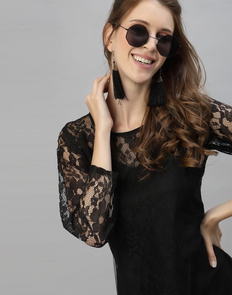 Black Sheer Dress | Sudathi