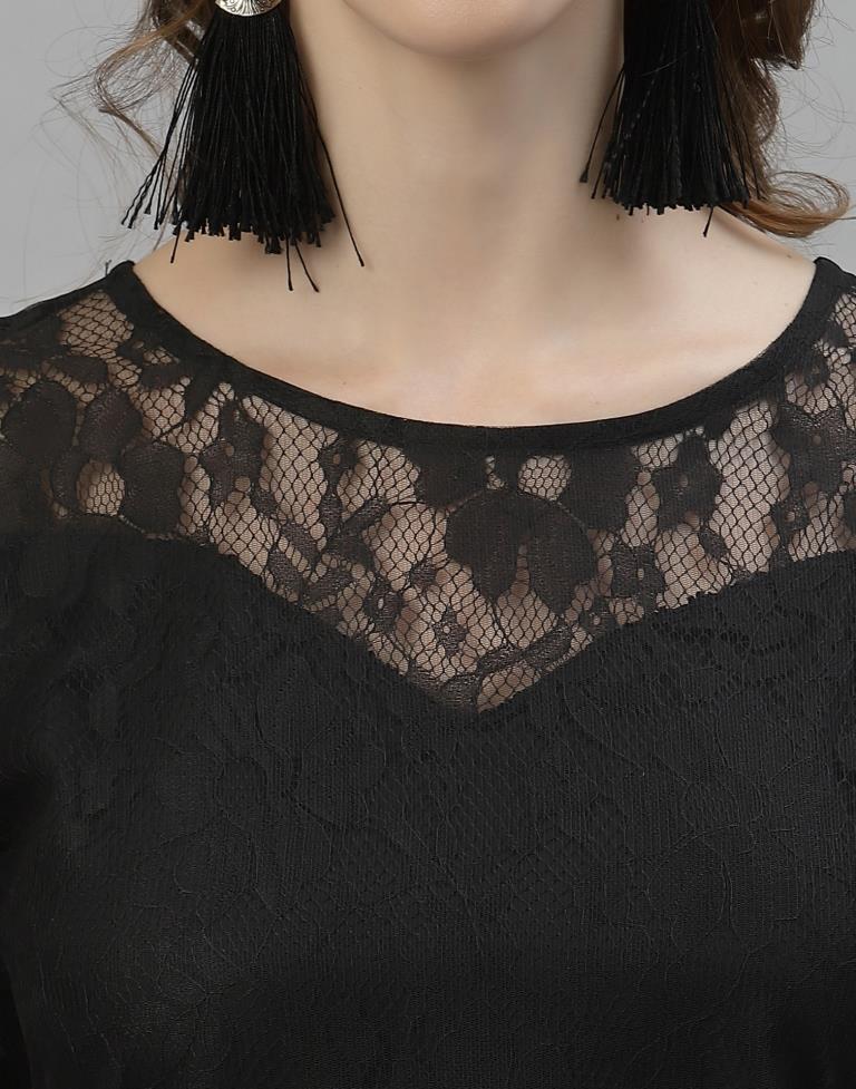 Black Sheer Dress | Sudathi