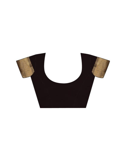 Black Weaving Silk Banarasi Saree