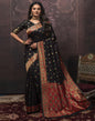 Red Jacquard Silk Saree
