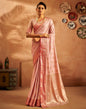 Light Pink Banarasi Silk Saree