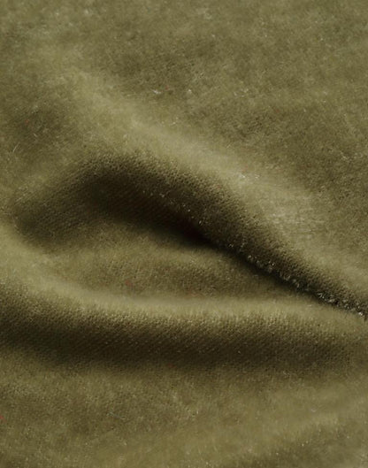 Olive Green Velvet Top | Sudathi